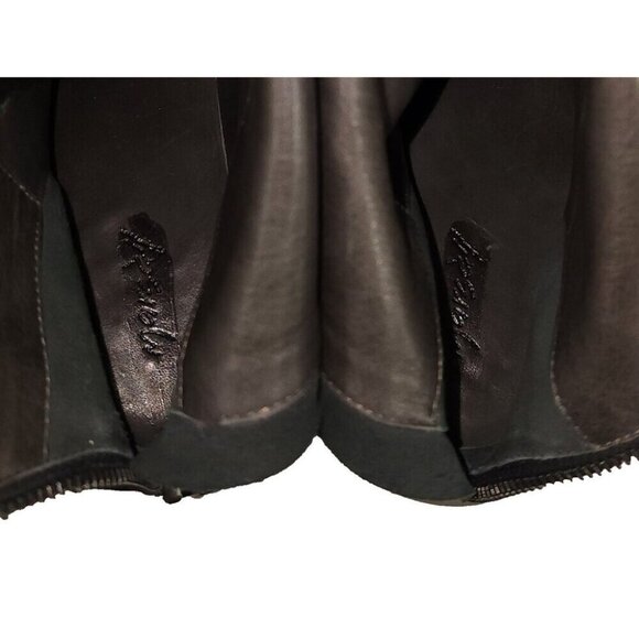 Marsell Piattaforma Boots Size 38 US 8 Womens Black Leather AS-IS $1525 - Picture 10 of 11